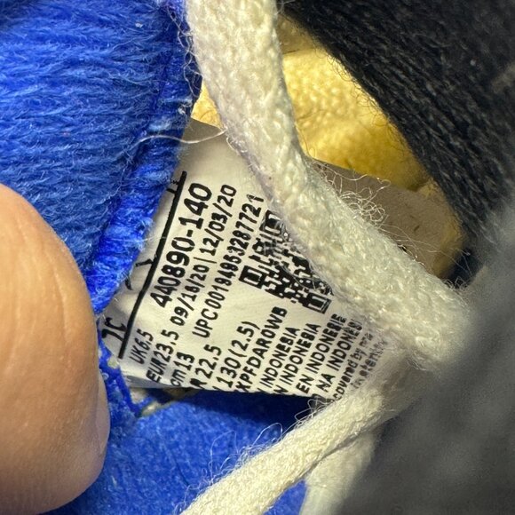 Nike Air Jordan 5 Kids Size 7C Retro Hyper Royal Stealth White VGC 440890 140 - Picture 9 of 9